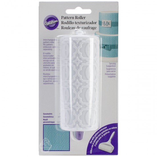 Bakeware Wilton Pattern Embosser Roller, Geometric by www.vituzote